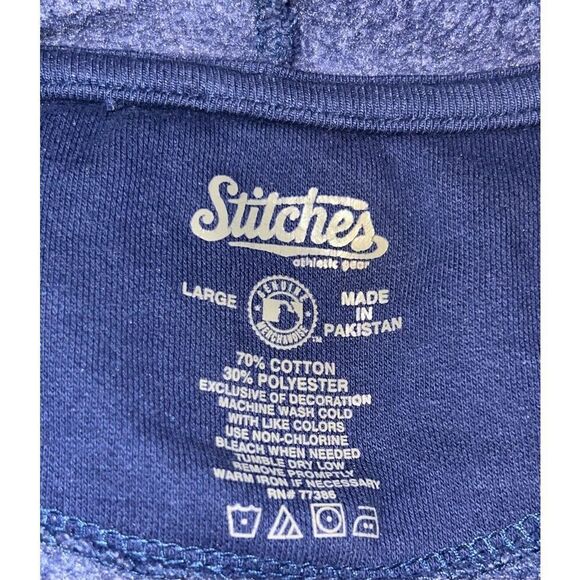 Stitches Kansas City Royals Hoodie Blue MLB Playoffs Hoodie Size Large - Picture 4 of 8